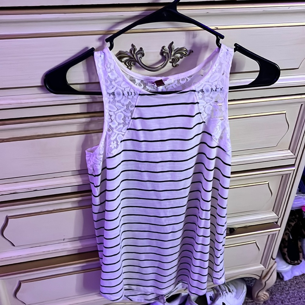 striped tank top
